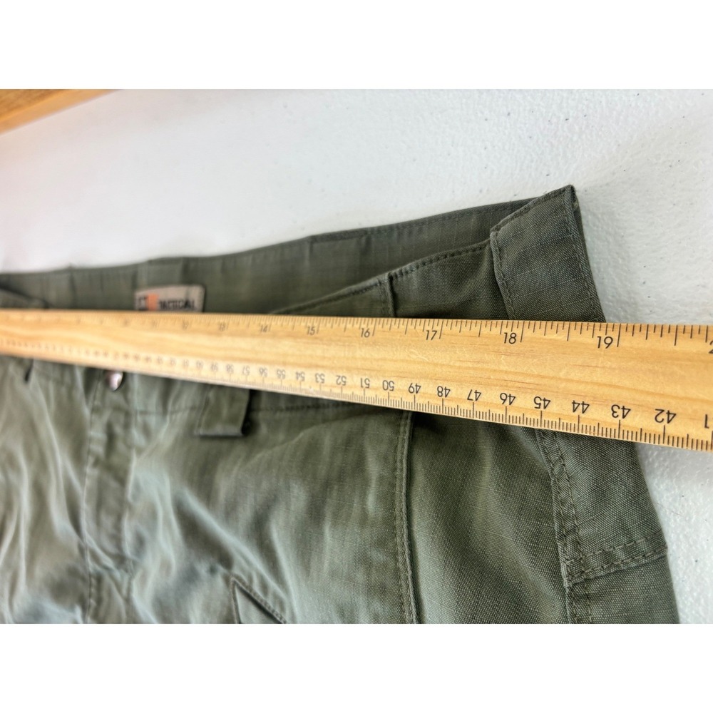 5.11 Tactical Ripstop Cargo Shorts Men's Green Utility Hiking Outdoors Camp 36 - Picture 14 of 16